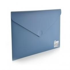Dosier Sobre Office Box Pp Velcro A4+ Vital Colors Azul