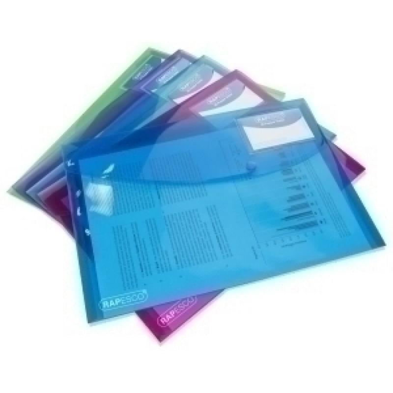 dosier-sobre-rapesco-pp-translucido-broche-a4-surtido-pack-de-5