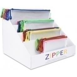 Dosier Sobre Tarifold Cremallera Pvc 4 Colores Surtido Expositor De Sobremesa De 32 8X A4 8X A5 8X A6 8X Sobre