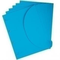 Dosier Sobre Tarifold Smartfolder Carton Velcro A4 4 Taladros Azul Pack De 6