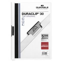 Dossier Durable A4 Duraclip 30H Blanco