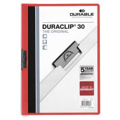 Dossier Durable A4 Duraclip 30H Rojo