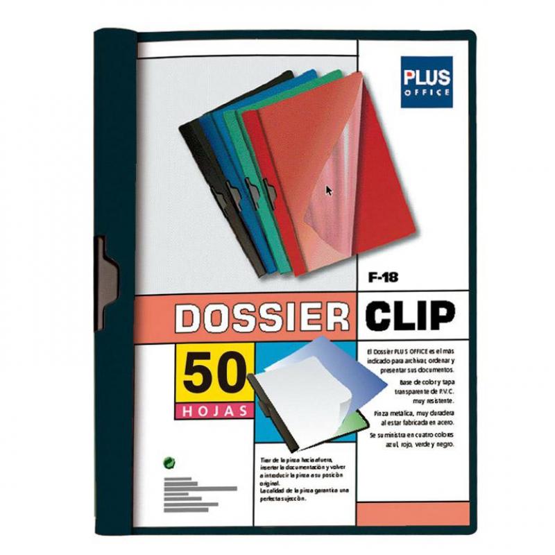 dossier-plus-a4-pinza-f-18-50h-negro