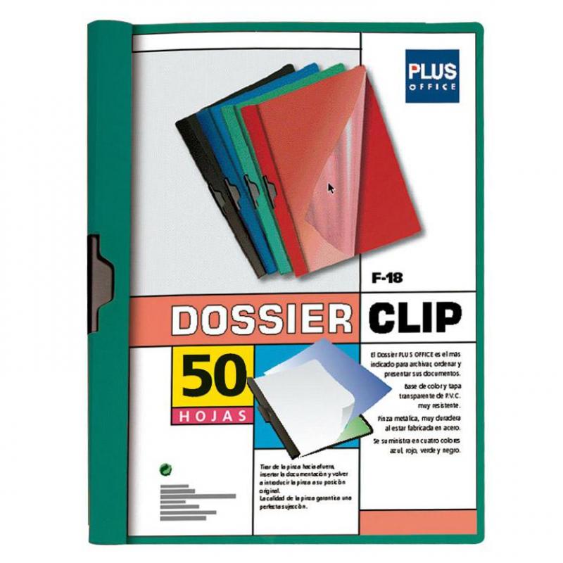 dossier-plus-a4-pinza-f-18-50h-verde