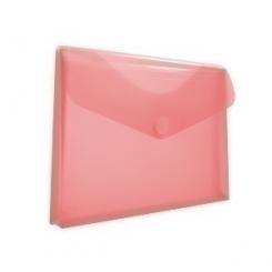 Dossier Sobre Office Box Fuelle Pp Velcro A4+ Rojo Transparente
