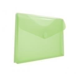 Dossier Sobre Office Box Fuelle Pp Velcro A4+ Verde Transparente