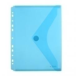 Dossier Sobre Office Box Pp Velcro A4 Multitaladro Azul