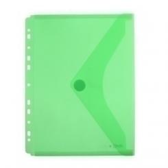 Dossier Sobre Office Box Pp Velcro A4 Multitaladro Verde