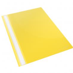 Dossiers Fastener ESSELTE (Caja de 25). PP. Mecanismo plástico. DIN A4, amarillo Vivida
