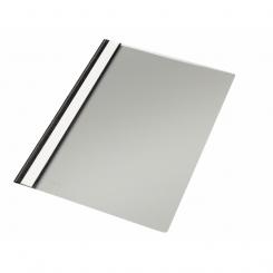Dossiers Fastener ESSELTE (Caja de 50). PP. Mecanismo metálico. Contratapa gris. Folio, negro