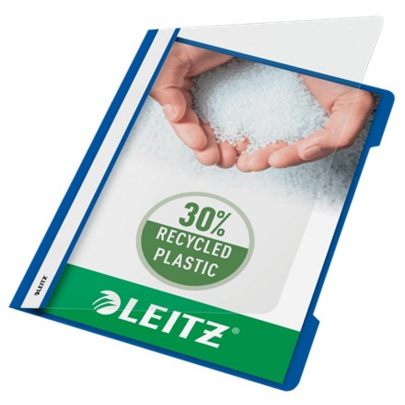 Dossiers Fastener LEITZ (Caja de 25) PP. Mecanismo plástico. DIN A4, azul