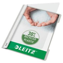 Dossiers Fastener LEITZ (Caja de 25) PP. Mecanismo plástico. DIN A4, gris