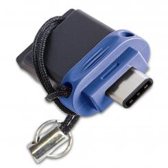 Verbatim Dual - Unidad USB 3.0 de 32 GB - USB-C / USB-A - Azul