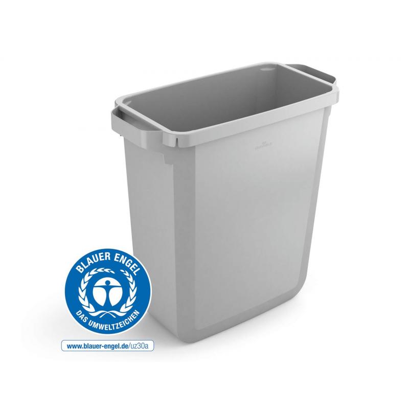 Durable Contenedor Durabin Eco 60L Rectangular Gris claro