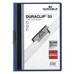 DURABLE Dossier Duraclip 30 azulo oscuro