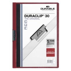 DURABLE Dossier Duraclip 30 berenjena
