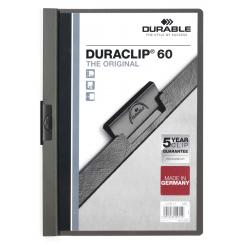 DURABLE Dossier Duraclip 60 gris antracita