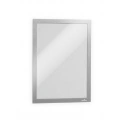 Durable Marco Duraframe Adh.Magnet.Plata /2Ud