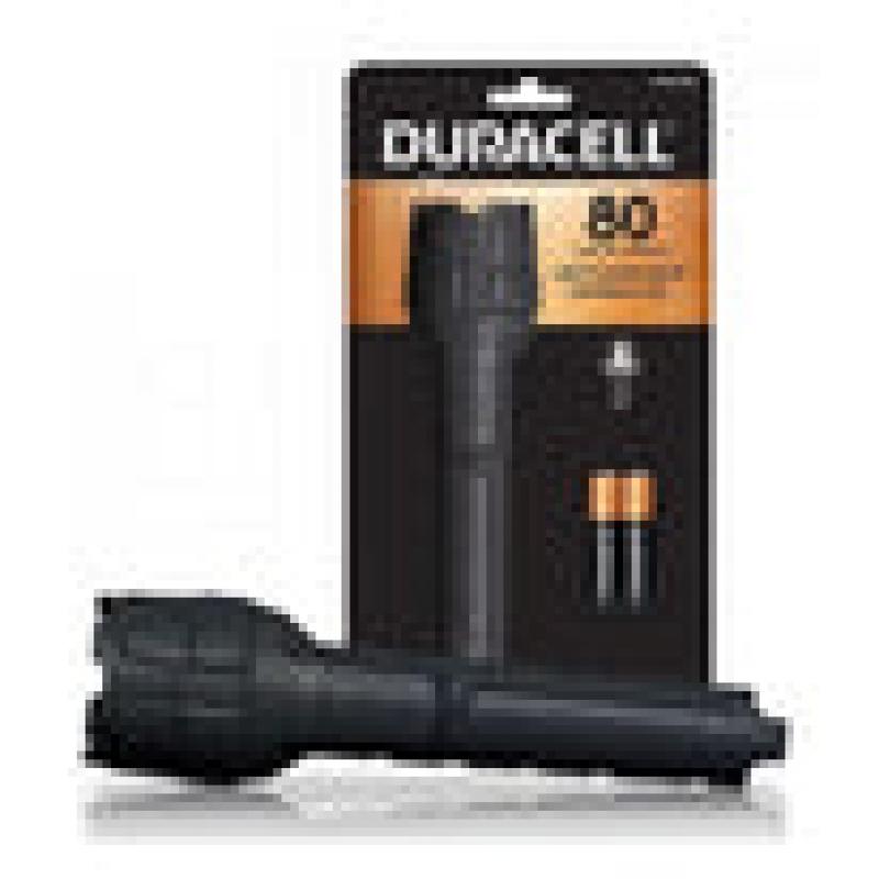Duracell Linterna Led 80 Lumenes Goma 4 Horas 30M 2xAAA