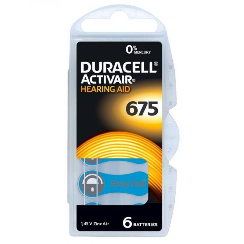 duracell-pila-audifono-da675-145v-activair-0mg-blister-6-uds
