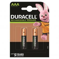 Duracell Pila Recargable HR03 AAA 900Mah, blister 2 uds