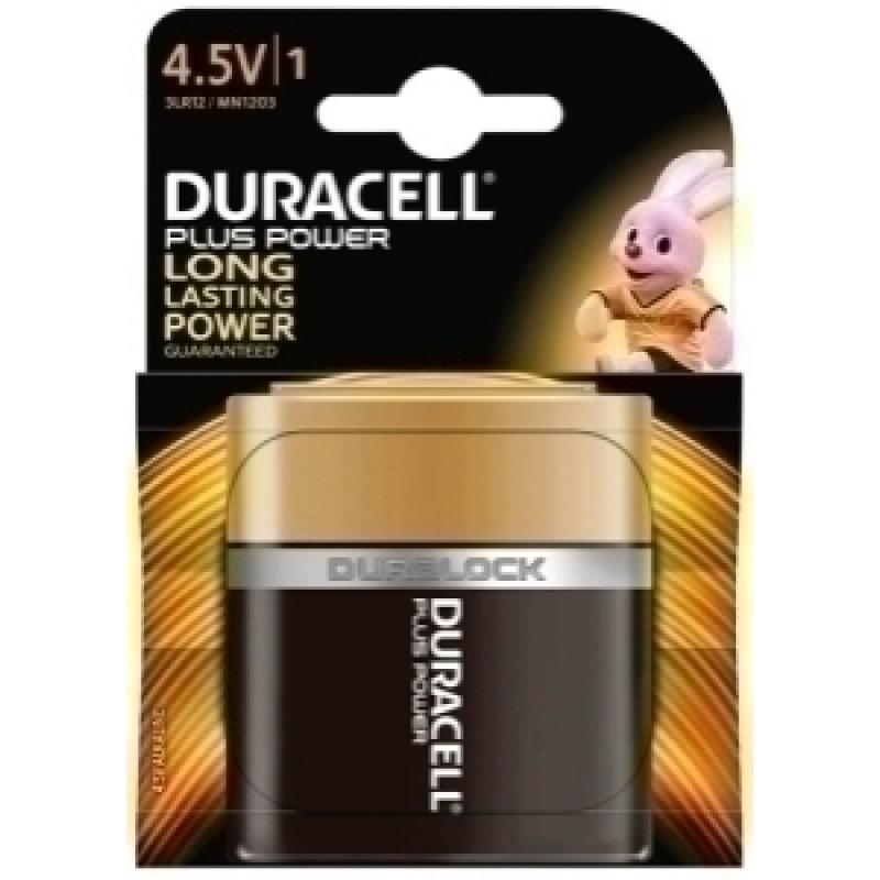 Duracell Plus Power 100 Pila Alcalina 4,5V 3Lr12 Blister*1