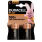 Duracell Plus Power 100 Pila Alcalina C Lr14 Blister*2