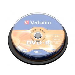DVD-R VERBATIM 4.7GB 16x Avanced Azo(Tarrina 10)