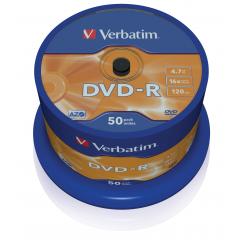 DVD-R VERBATIM 4.7GB 16x Avanced Azo(Tarrina 50)