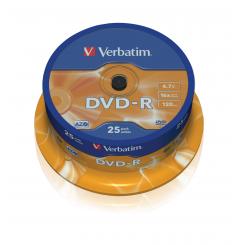 DVD-R VERBATIM 4.7GB 16x (Tarrina 25)
