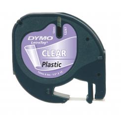 DYMO Cinta 12mmx4mt -transparente para maquina Letratag dymo 12667