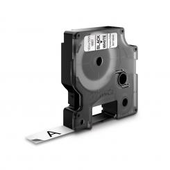 DYMO Cinta LM D1 12mmx3,5m Negro/blanco nylon