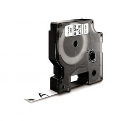 DYMO Cinta LM D1 12mmx5,5m Negro/blanco polyester adhesivo permanente