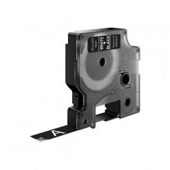 DYMO Cinta LM D1 12mmx7m Blanco/negro