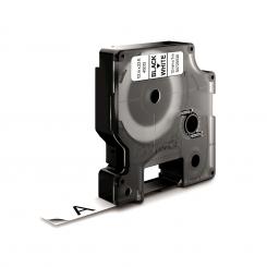 DYMO Cinta LM D1 12mmx7m Negro/blanco