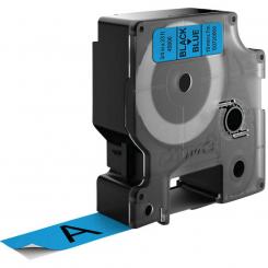 DYMO Cinta LM D1 19mmx7m Negro/azul