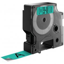 DYMO Cinta LM D1 19mmx7m Negro/verde