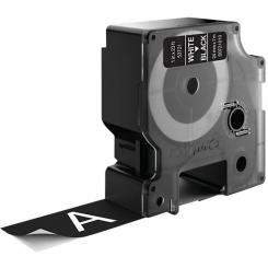 DYMO Cinta LM D1 24mmx7m Blanco/negro