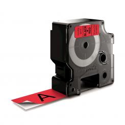 DYMO Cinta LM D1 24mmx7m Negro/rojo
