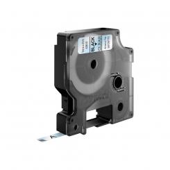 DYMO Cinta LM D1 6mmx7m Negro/transparente