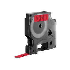 DYMO Cinta LM D1 9mmx7m Negro/rojo