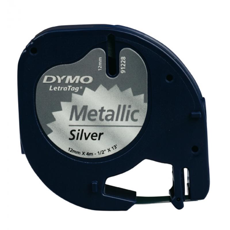 dymo-cinta-lt-12mmx4mt-negro-plata-metalizada