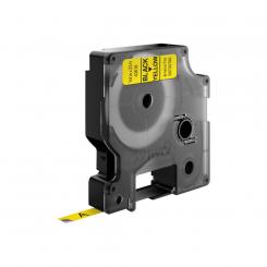 DYMO D1 - Cintas Dymo 6mmx7m Negro/Amarillo