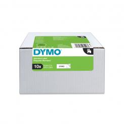 DYMO D1 Multipack-Cintas Dymo 9mmx7m  VALUE PACK( 10 rollos) Negro/Blanco