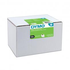 DYMO Etiqueta adhesiva labelwriter envio/tarjetas de identificacion blanca 54x101 mm pack 12 rollos
