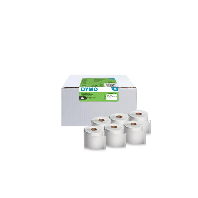 dymo-etiqueta-lw-multipack-etiquetas-102x210mm-ship-lbl-140ct-eu-ap-6pk-fsc-dhlvalue-pack-6-rollos-papel-blanco
