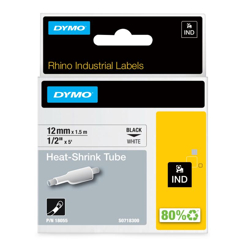 dymo-rhino-cinta-id1-12-negro-blanco-tubo-termorretractil