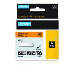 DYMO RHINO Cinta ID1-12 Negro/naranja vinilo