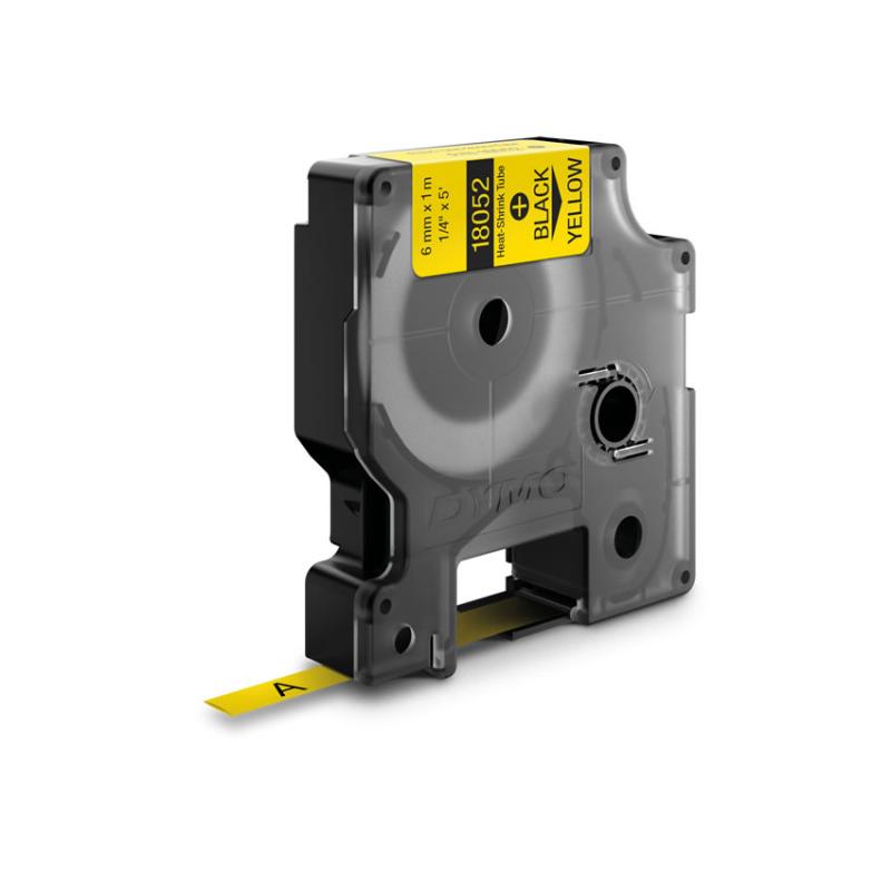 dymo-rhino-cinta-id1-6-negro-amarillo-tubo-termorretractil