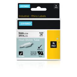 DYMO RHINO Cinta ID1-9 Negro/blanco tubo termorretractil